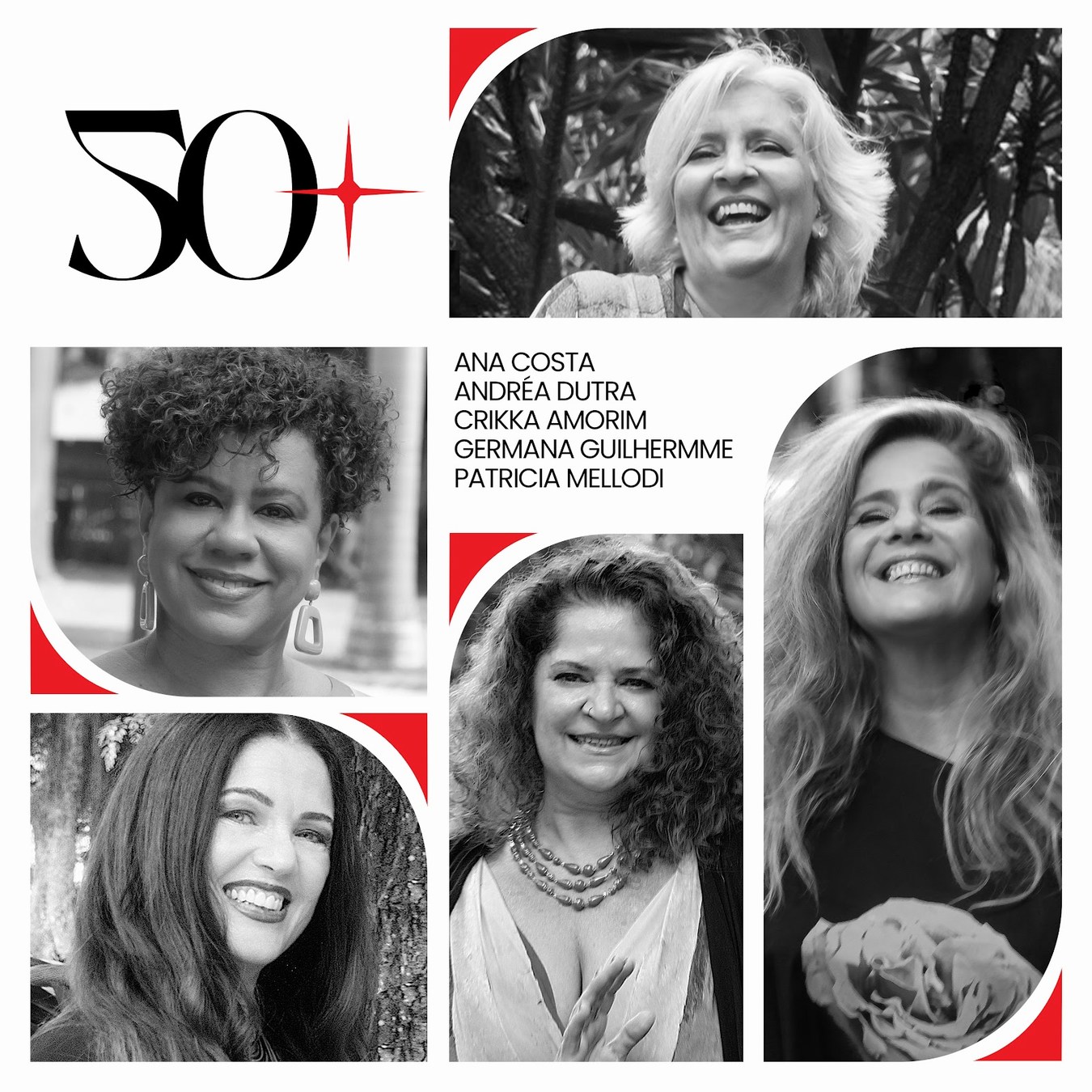 50+Coletivo – Ana Costa, Andréa Dutra, Crikka Amorim, Germana Guilhermme e Patricia Mellodi (2024)